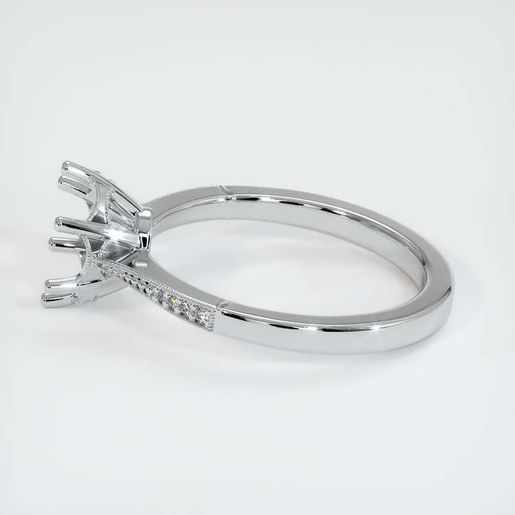 Silver Antique Style Ring Setting