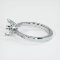 14K White Gold Antique Style Ring Setting Image