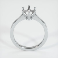 18K White Gold Antique Style Ring Setting Image