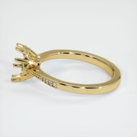 10K Yellow Gold Antique Style Ring Setting Image