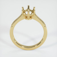 10K Yellow Gold Antique Style Ring Setting Image