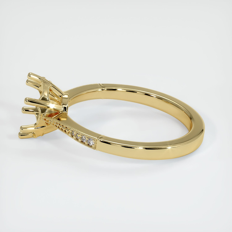 14K Yellow Gold Antique Style Ring Setting