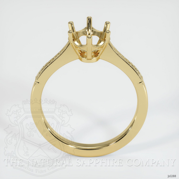 14K Yellow Gold Antique Style Ring Setting