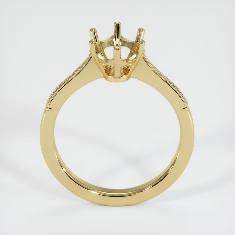 14K Yellow Gold Antique Style Ring Setting