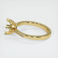 18K Yellow Gold Antique Style Ring Setting Image