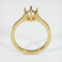 18K Yellow Gold Antique Style Ring Setting Image