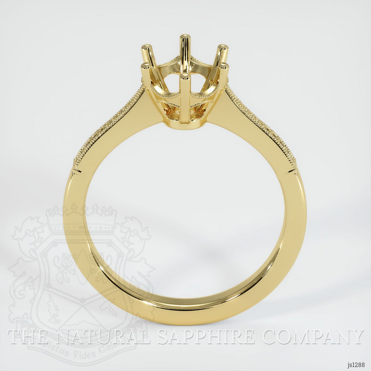 18K Yellow Gold Antique Style Ring Setting