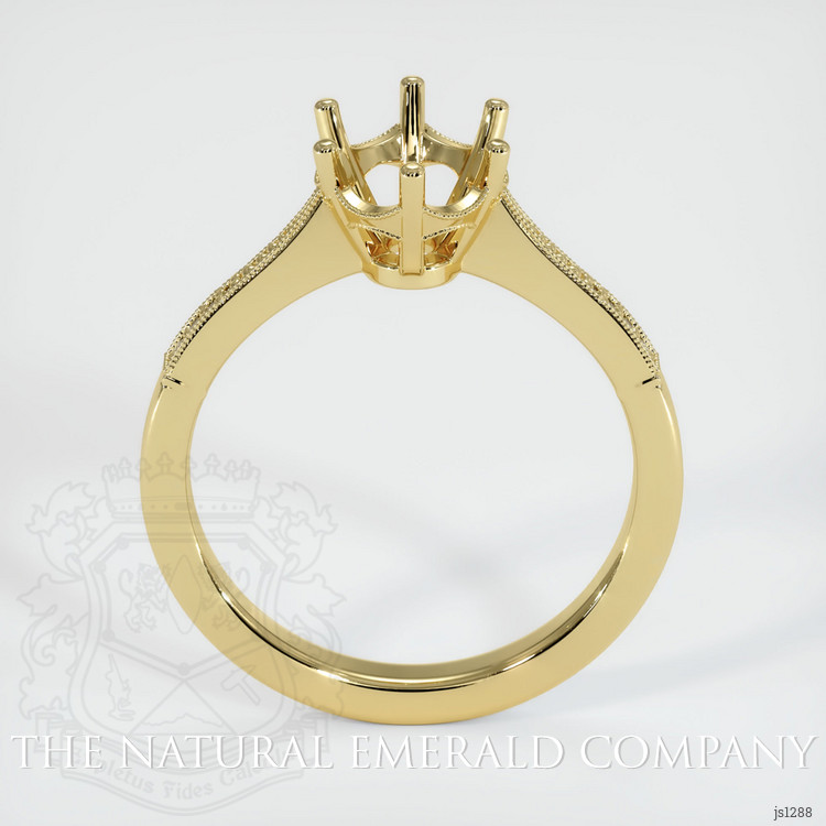 18K Yellow Gold Antique Style Ring Setting