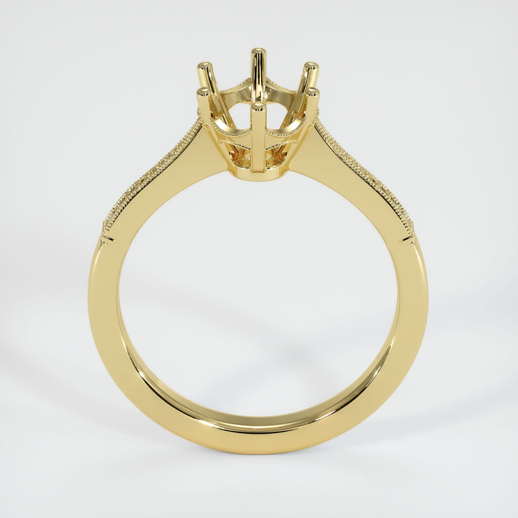 18K Yellow Gold Antique Style Ring Setting