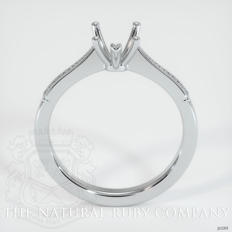 Platinum 950 Antique Style Ring Setting