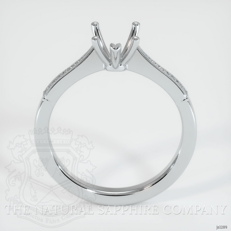 Platinum 950 Antique Style Ring Setting