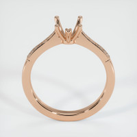 18K Rose Gold Antique Style Ring Setting Image