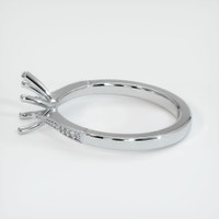 10K White Gold Antique Style Ring Setting Image