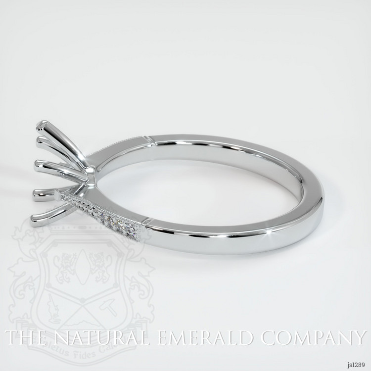 18K White Gold Antique Style Ring Setting