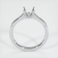18K White Gold Antique Style Ring Setting Image