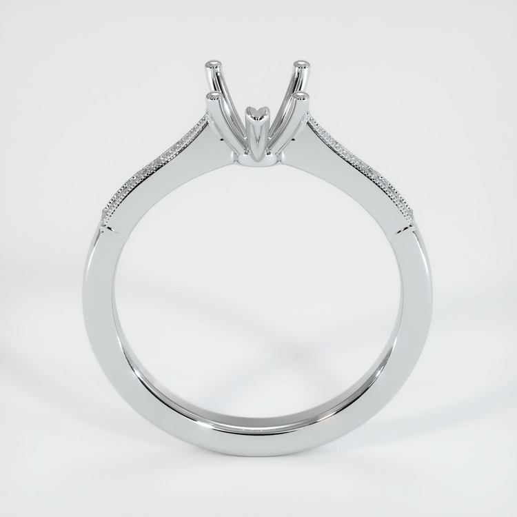 18K White Gold Antique Style Ring Setting