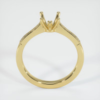 18K Yellow Gold Antique Style Ring Setting Image