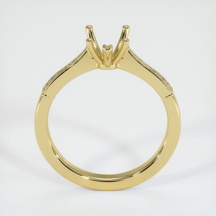 18K Yellow Gold Antique Style Ring Setting