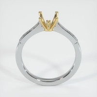 14K Yellow & White Antique Style Ring Setting Image