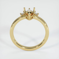 14K Yellow Gold Accent Stones Ring Setting Image