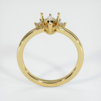 18K Yellow Gold Accent Stones Ring Setting Image