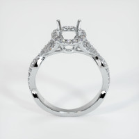 10K White Gold Pave Ring Setting Image