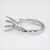 10K White Gold Pave Ring Setting Image