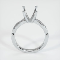 18K White Gold Pave Ring Setting Image