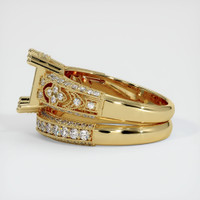 14K Yellow Gold Antique Style Ring Setting Image