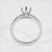14K White Gold Pave Ring Setting Image