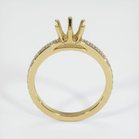 10K Yellow Gold Pave Ring Setting Image