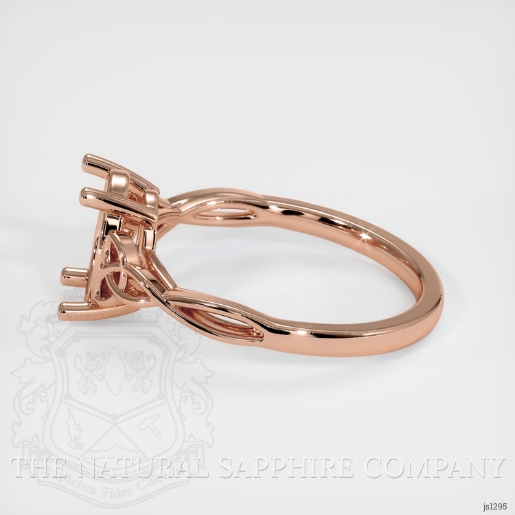 14K Rose Gold Celtic Ring Setting