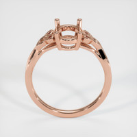 14K Rose Gold Celtic Ring Setting Image