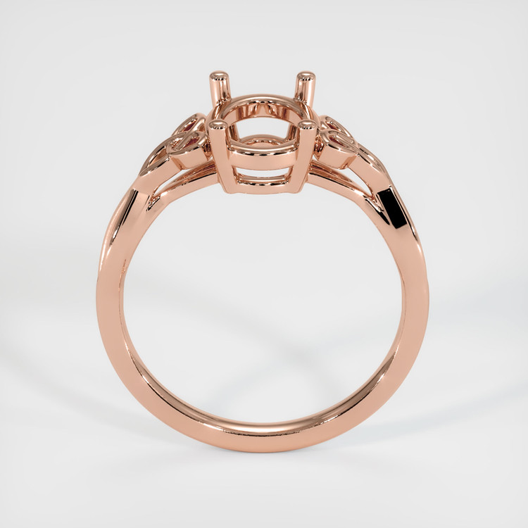14K Rose Gold Celtic Ring Setting