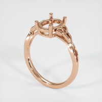 18K Rose Gold Celtic Ring Setting Video