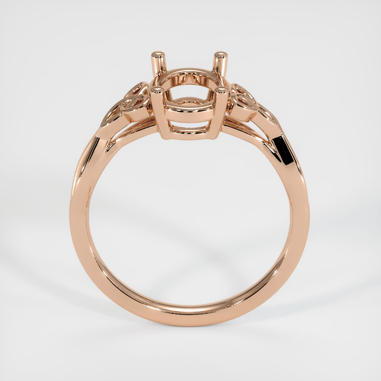 18K Rose Gold Celtic Ring Setting
