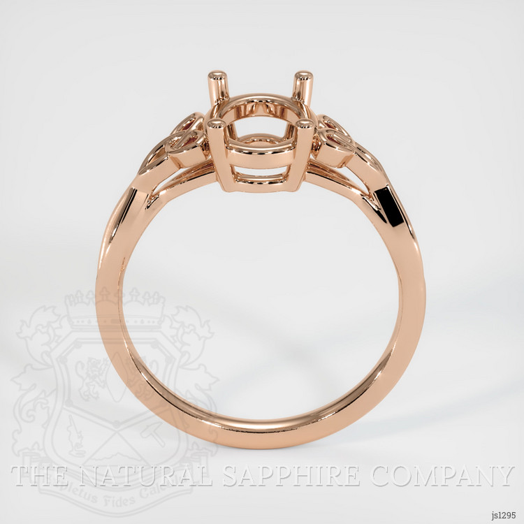 18K Rose Gold Celtic Ring Setting