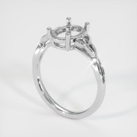 10K White Gold Celtic Ring Setting Video