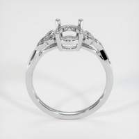 10K White Gold Celtic Ring Setting Image