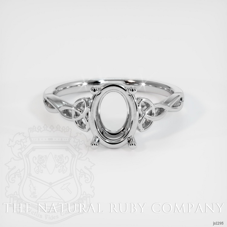 18K White Gold Celtic Ring Setting