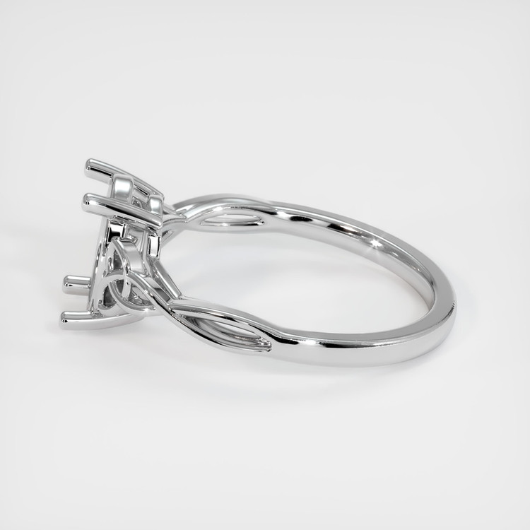 18K White Gold Celtic Ring Setting