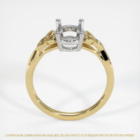 14K White & Yellow Celtic Ring Setting Image