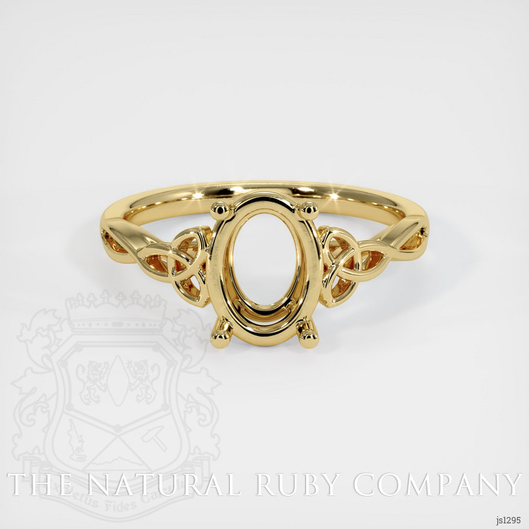 14K Yellow Gold Celtic Ring Setting