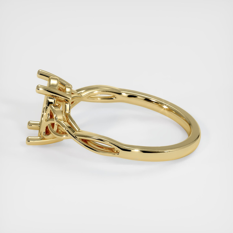 14K Yellow Gold Celtic Ring Setting