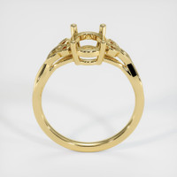 18K Yellow Gold Celtic Ring Setting Image