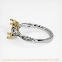 14K Yellow & White Celtic Ring Setting Image
