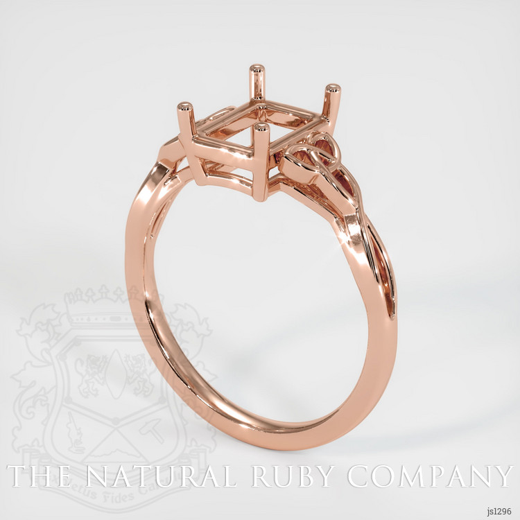 14K Rose Gold Celtic Ring Setting