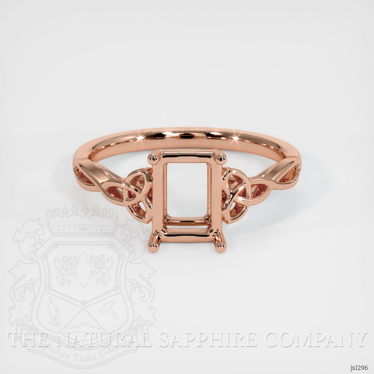 14K Rose Gold Celtic Ring Setting