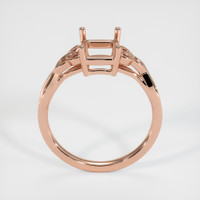 14K Rose Gold Celtic Ring Setting Image