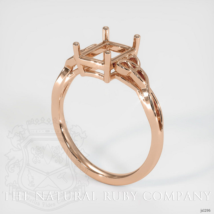 18K Rose Gold Celtic Ring Setting